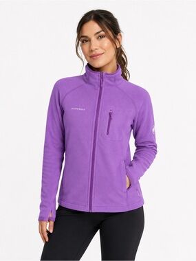Mammut Aconcagua fleece jacket thumb holes Polar tech size Large